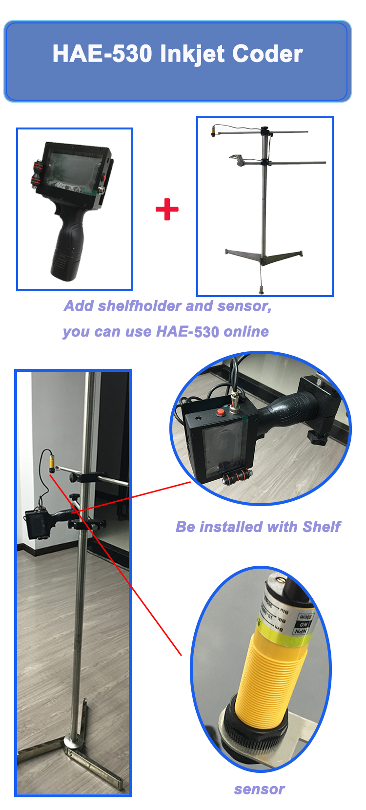 Hand Operated Batch Coding Machine With Coneyor