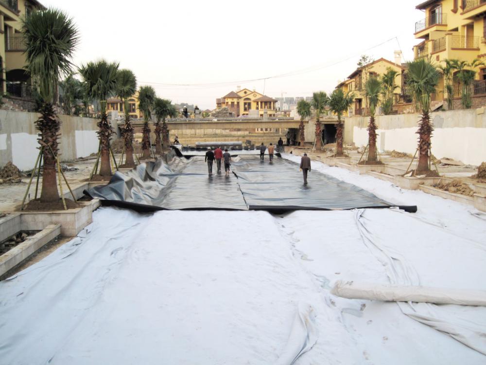 Ύφασμα PET Nonwoven Geotextile Driveway