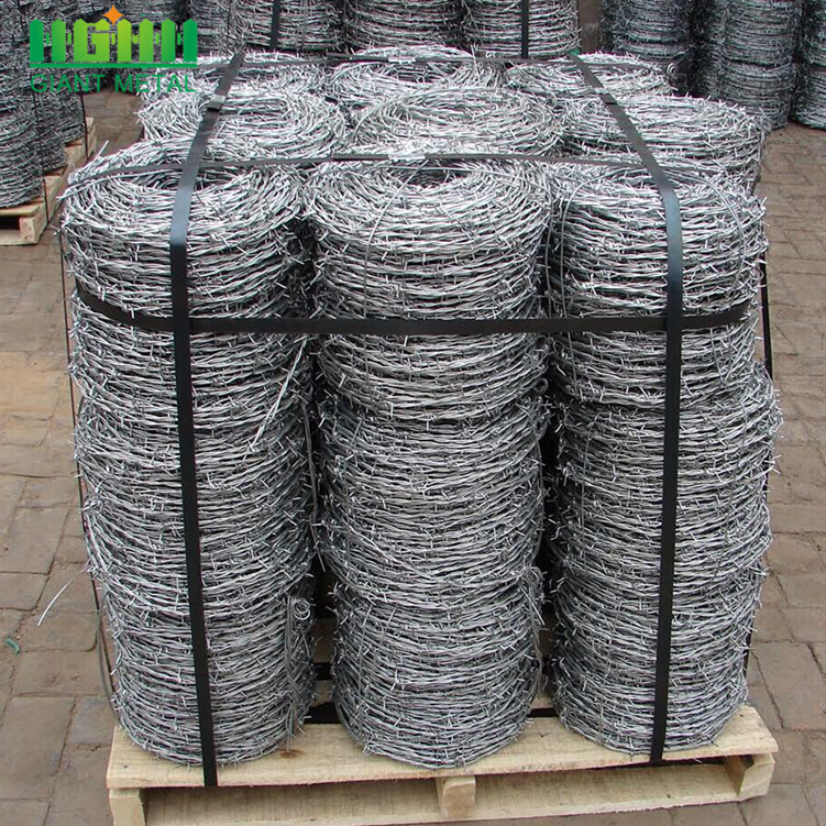 High tensile galvanized barbed wire price per roll