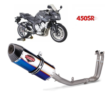 CF Moto 450SR Titanium Alloy Exhaust Pipe - 51mm Caliber