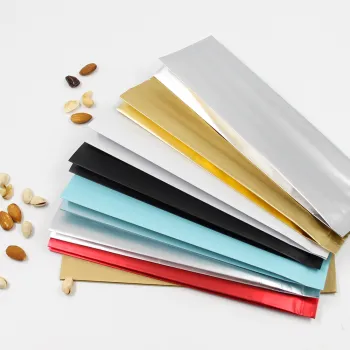 Customized 100g, 250g, and 500g Aluminum Foil Coffee Bean Packaging Bags with Side Gussets and Degassing Valves