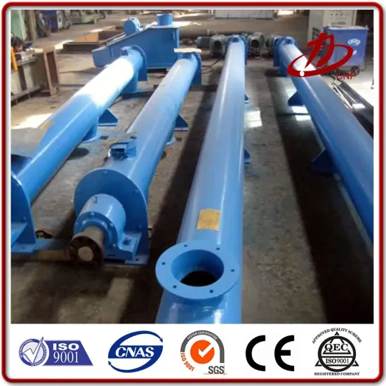 Auger pellet flexible inclined screw conveyor for silo cement