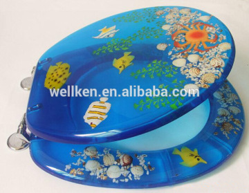 polyresin novelty toilet seat,clear resin toilet seats