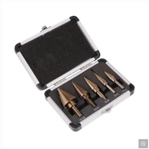 High Quality HSS Titanium Coated Step Drill Set