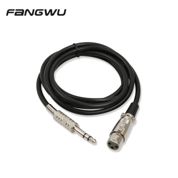 Professional 6.35mm Jack ~ XLR 케이블 : 마이크, 스피커 및 기타 증폭기를위한 고품질 오디오 연결