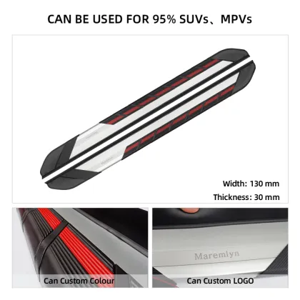 Marella SUV Automotive Parts: Custom LOGO Running Boards and Nerf Bars for Hyundai Kona