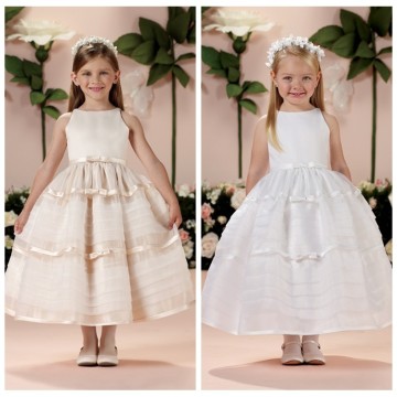 sexy puffy flower organza bow-knot party girl dress