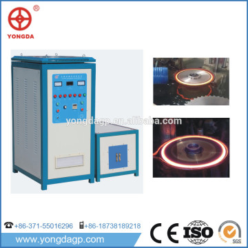 Train wheel quenching/hardening induction heating machine