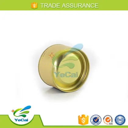 Full color printed paper packaging box for sugar with metal lids