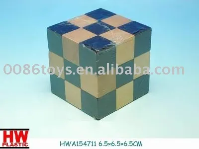 various wooden magic cube