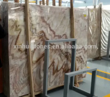 Book Match Red Onyx marble slabs,Red Dragon Onyx Jade slabs for wall backlit