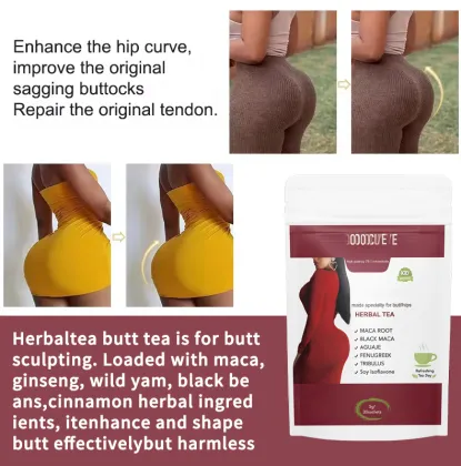 Natural Herbal Tea Blend: Butt Black Maca Fenugreek Booty Curve Maca Plus