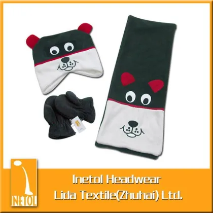 Children Hat Scarf Gloves set