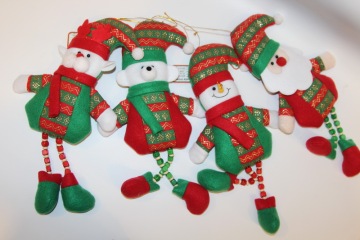 Christmas tree hanging ornament decoration santa claus