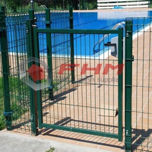 Terrace Entrance Fencing Door Powder-Coated Steel Gate