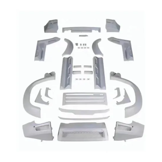 CH Material Car Body Kit for Land Rover Defender 2017-2020 L663 to Lumma Style (Includes Front, Rear Bumper, and Grille)