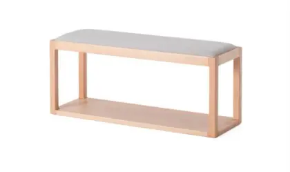 Solid Beech Wood Chair Bench Dining Room