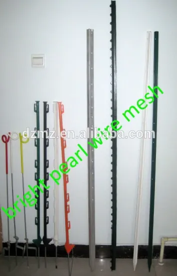 UV resistant durable electric fencing plastic post