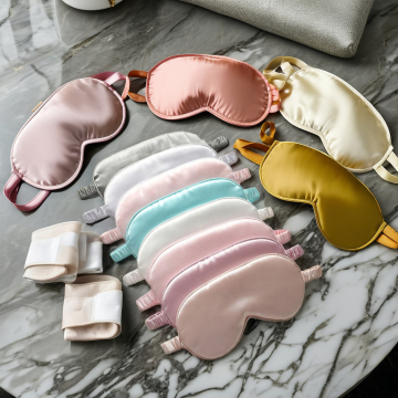 Maschera per gli occhi del sonno di seta per donne - regalo di business personalizzato OEM