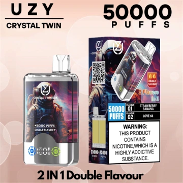 UZY Crystal 50000 Puff Twin Flavour,China UZY Crystal 50000 Puff Twin  Flavour Supplier & Manufacturer