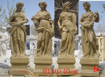Stone woman statue