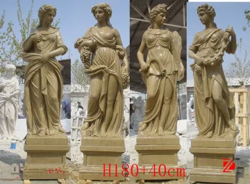 Stone woman statue