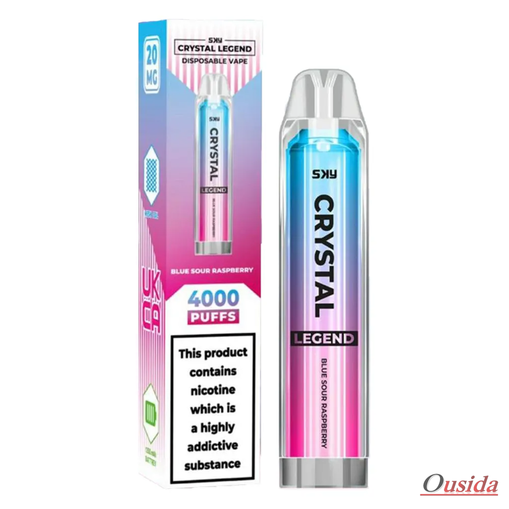 Crystal Legend 4000Puffs SKI 2% Nic Vape