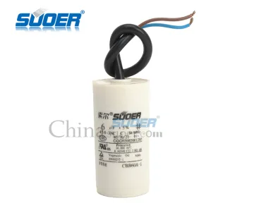 Washing Machine Parts 6UF Washing Machine Capacitor with Line