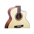Electric Acoustic Guitar 40'' matte armrest acoustic guitar Manufactory