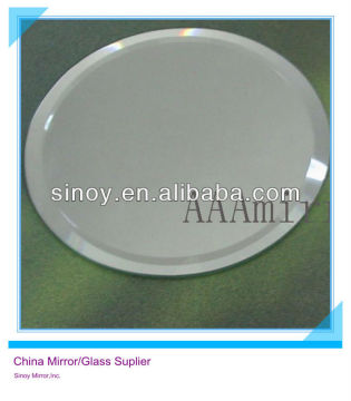 China Manufacturer with Round Unframed Mirror Glass for Candle Plate