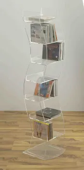acrylic CD/DVD display