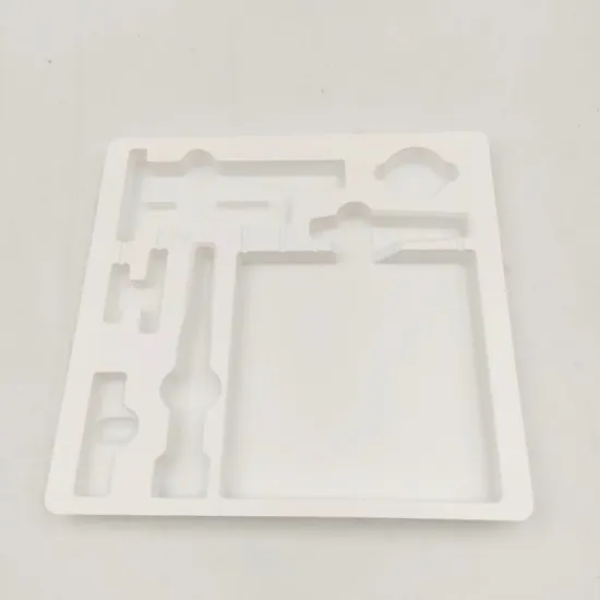 Vacuum formed white HIPS tray medical device tray