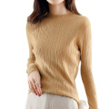 Cashmere Ribbed Turtleneck Sweater