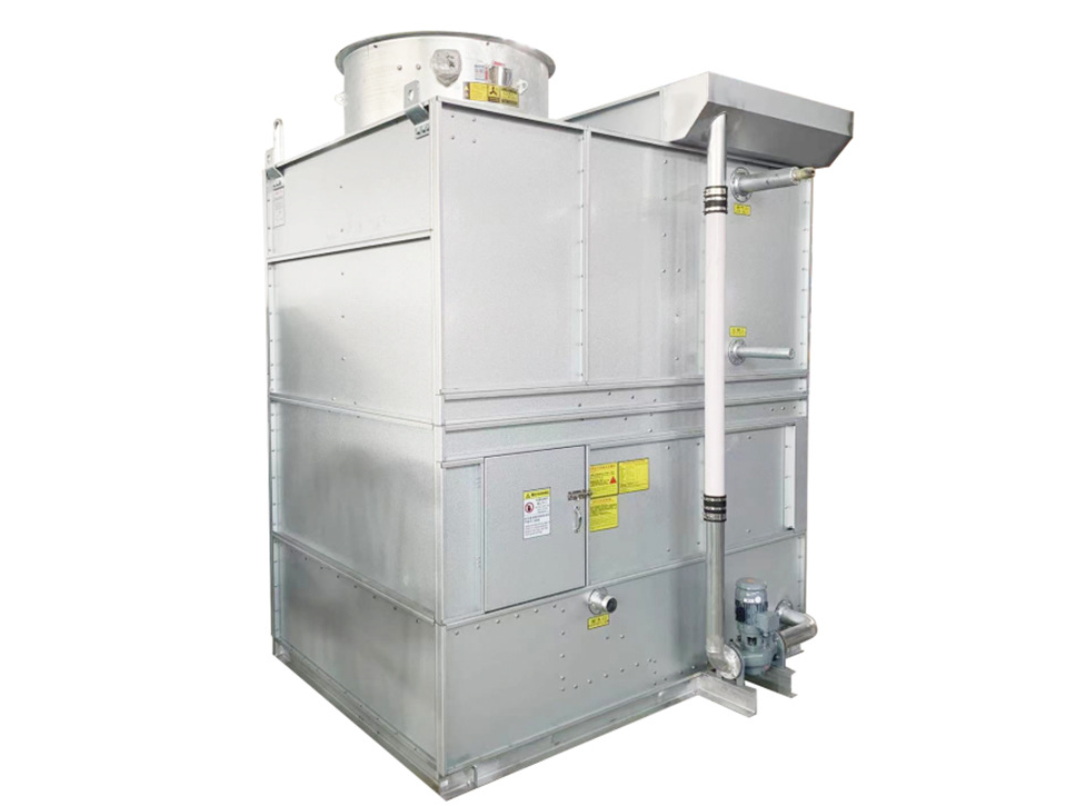 Condensador refrigerado por agua de 2860kW con cuatro compartimentos