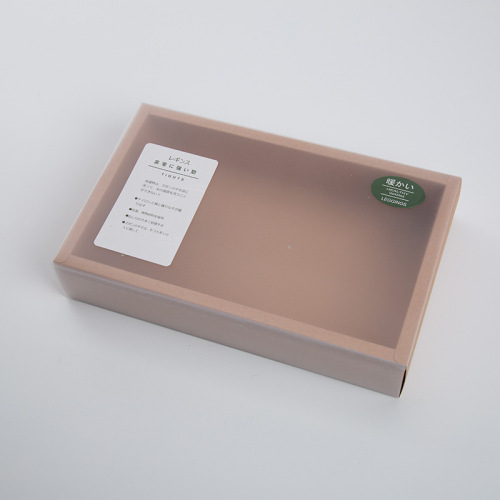 Brown Window Box for Food with Clear Lid