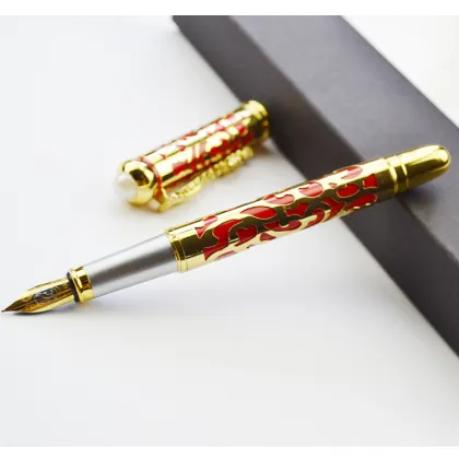 Jinhao Feather Metal Fountain Pen - Premium Pricing