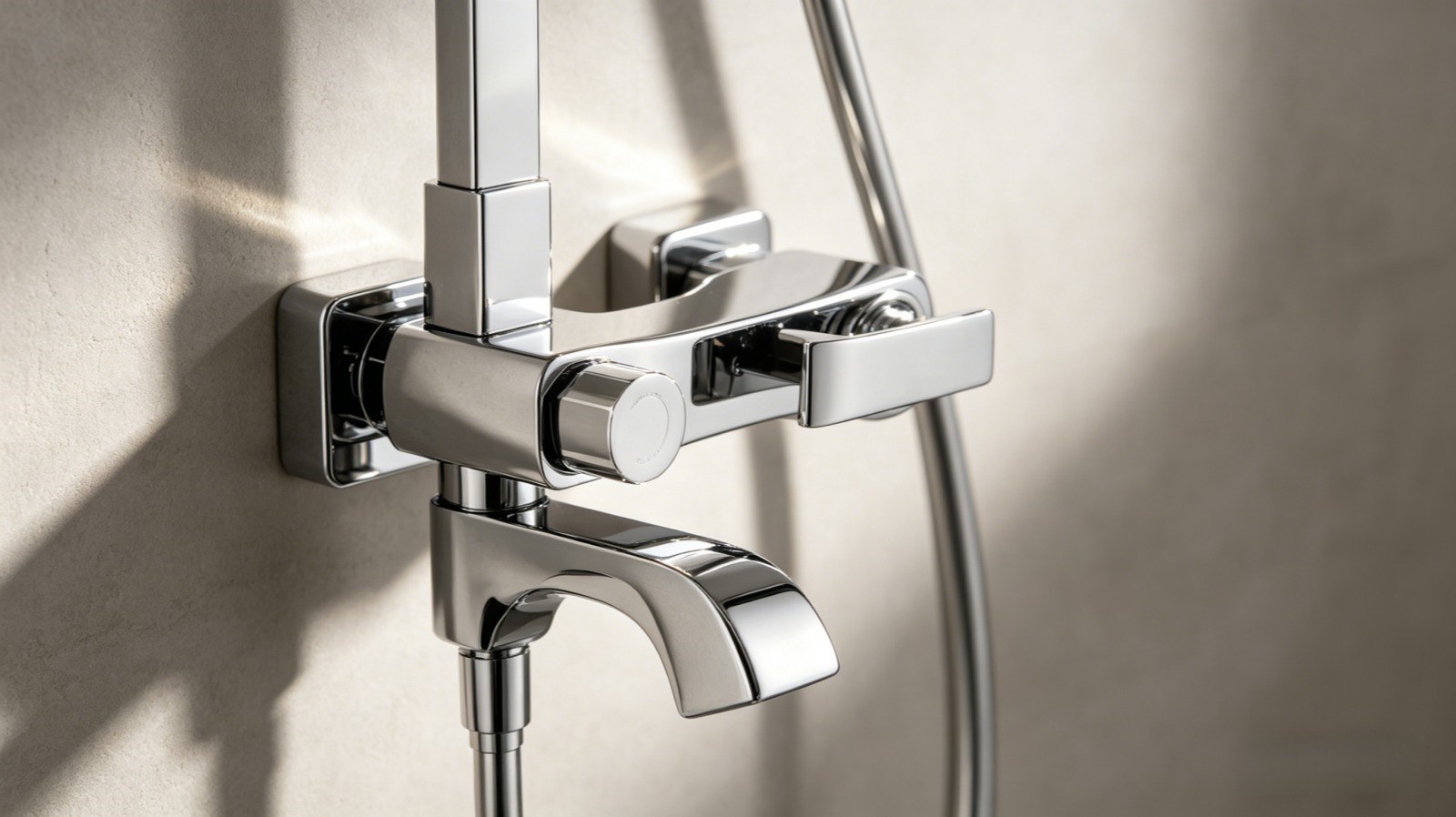 exposed shower system