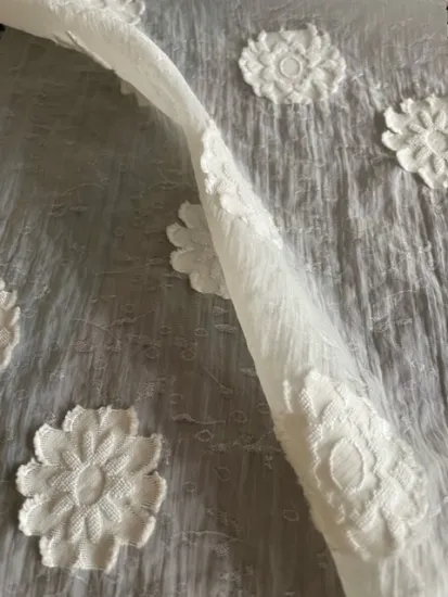 rayon nylon hair cut jaquard design for fashion summer