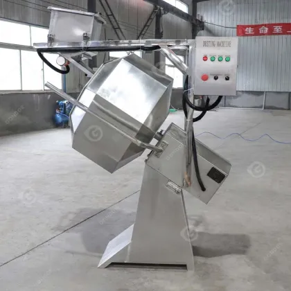 Octagonal Snack Coating Drum Mixer for Potato Chips and Peanuts