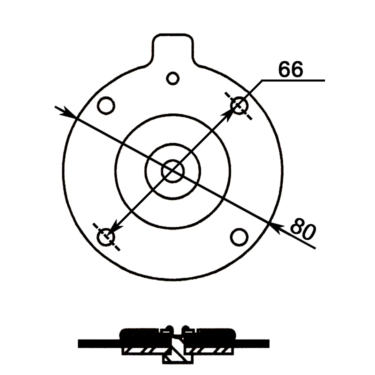 Dimension of SBFEC Type 3/4'' Pulse Jet Valve Diaphragm: