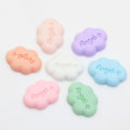 Multi Color Flatback Nette Wolkenförmige Worte Gemalte Mini Harz Cabochon Perlen Für Kinder Spielzeug Dekor Charms Raum Spacer