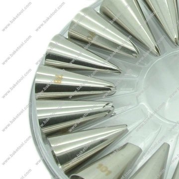 Fashion 20pcs stainless steel cake decorating nozzles set