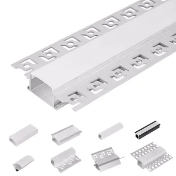 U-shaped Aluminum Cabinet LED Strip Light with 3500k Color Temperature and Concealed Lamp Slot