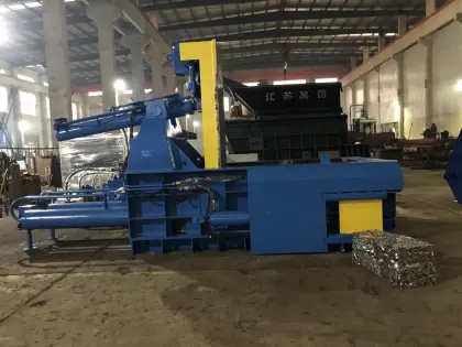 Scrap Metal Steel Baler Machine Horizontal Metal Balers