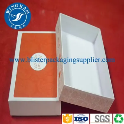 Printing Orange Luxury and Colorful Paper Box Packaging