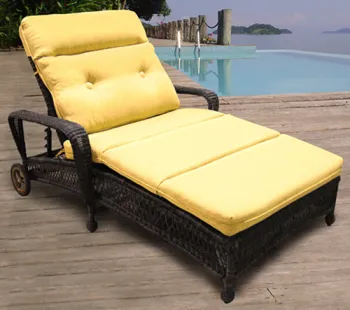Wicker Garden Outdoor Furniture Rattan Pool Sunlounger