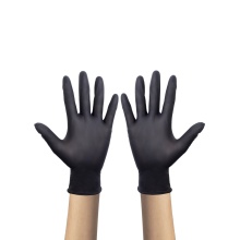 Черные промышленные порошок без нитрильных резиновых перчаток
