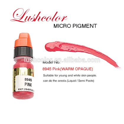LUSHCOLOR Natural Permanent Makeup Pigments For Lips Beauty Makeup Professional Micropigments For Cosmetic Tattoo