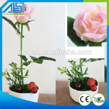 Lover Artificial Flower With LED Light Home Decoration