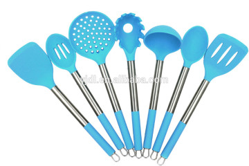 stainless steel handle nylon kitchenware heat resistant nylon kitchen tools